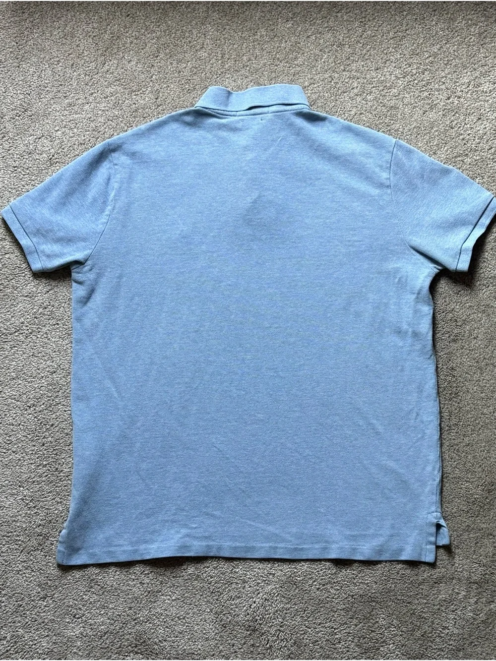 Ralph Lauren Men’s Polo Shirt in Light Blue with Navy Pony